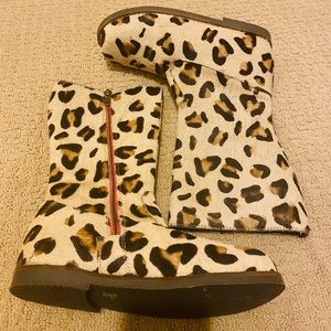 Mini Biden cheetah print boots